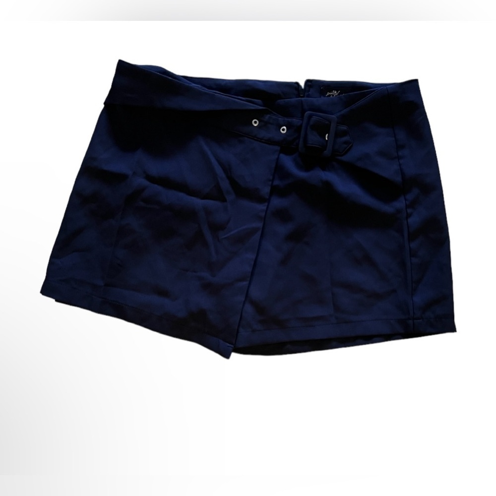 milk & honey Skirt/shorts  black Size XL polyester spandex zippers